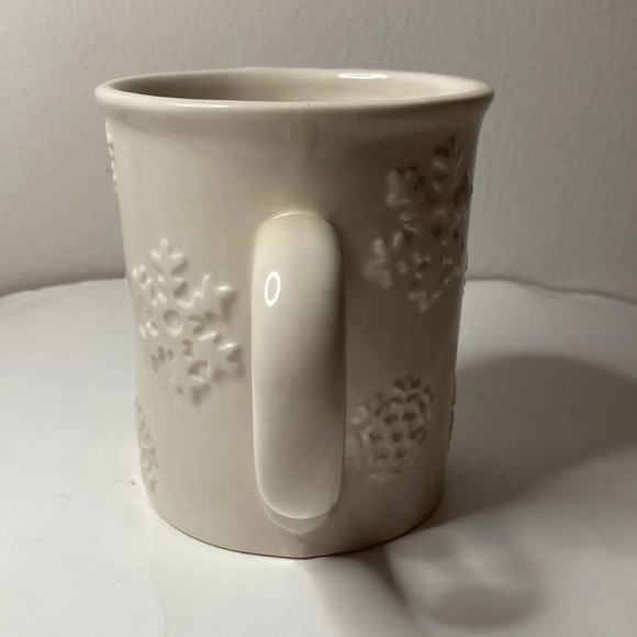 Christmas Holiday Winter Snowflake Mug Hot Chocolate Hausenware Holiday Cup - Picture 3 of 7